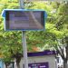 Instalado painel eletrônico com horários de ônibus na Praça da Bíblia