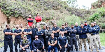 Forças de segurança participam de treinamento tático de tiro