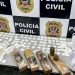 Ação rápida da CPJ termina com dois presos e retira 4,800 kg de drogas das ruas