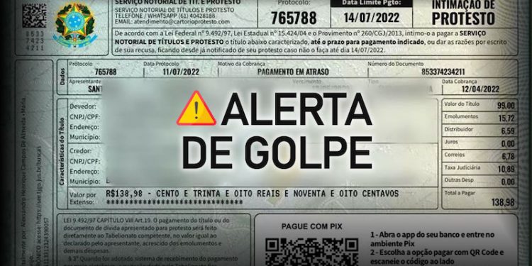 Cartórios alertam para golpe de intimações falsas para pagamento de dívidas