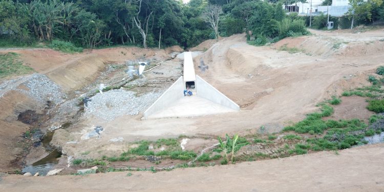 Lago do Orfeu: Com estabilização do solo concluída, obra de barramento entra na fase final