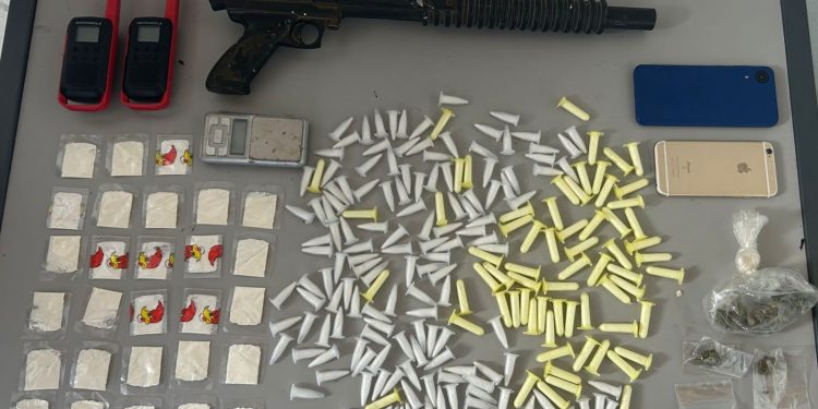 Dupla presa com 243 porções de drogas no Curitibanos