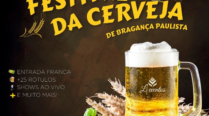 Festival da Cerveja acontece no Bragança Shopping a partir desta quinta-feira
