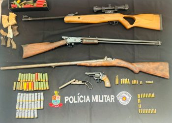 Preso com quatro armas de “herança familiar” no Menin