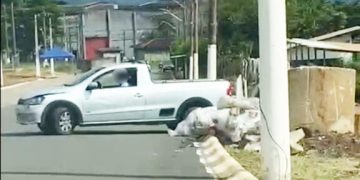 Câmeras  flagram descarte irregular de lixo no Posto de Monta