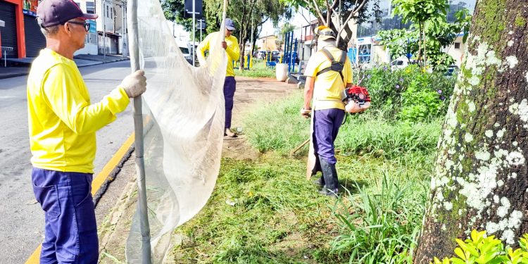 Zeladoria realiza manutenção e limpeza na região Oeste