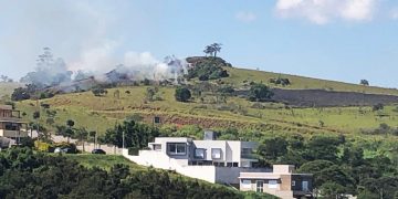 Terreno foi queimado por aproximadamente 3 horas na última quinta-feira, 23 | Ana Paula Alberti/GB