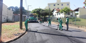 São mais de 18 mil m² de asfalto novo implantado | SECOM