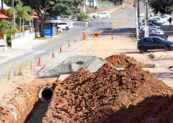 Lago do Taboão: Obra de revitalização segue em andamento