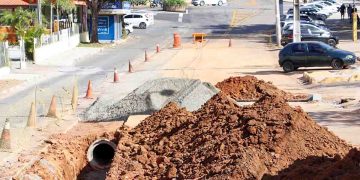 Lago do Taboão: Obra de revitalização segue em andamento