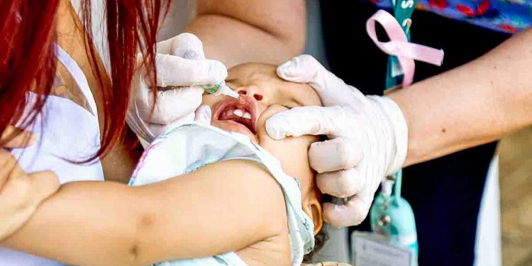 Pouco mais de 1500 crianças haviam sido vacinadas contra a polio | Erasmo Salomão/MS