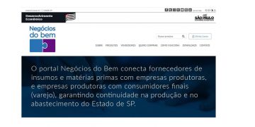 Governo lança plataforma Negócios do Bem para promover empresas paulistas