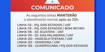 Linhas de ônibus sofrem alteração durante fase vermelha