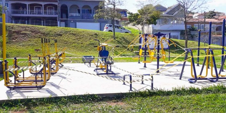 Academias ao ar livre, quadras, Ciles e Mini Ciles  estão lacrados