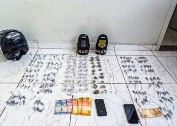Canil, GAM e ROM dão bote certeiro e prendem dois traficando no “Bambuzal”