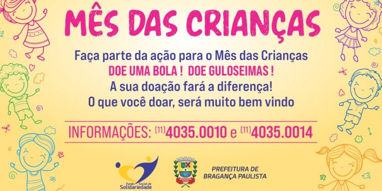Fundo Social lança campanha de arrecadação para Dia das Crianças
