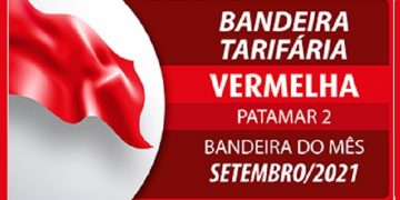 Conta de luz seguirá na bandeira vermelha 2 em setembro