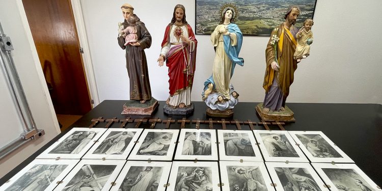 Peças sacras do antigo Preventório retornam para a Capela Imaculada Conceição    