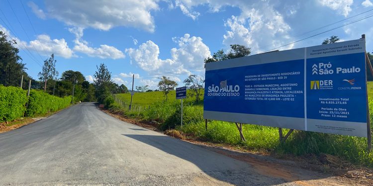 Novas Vicinais : Obras de recuperação iniciadas na estrada Agostinho Salaroli Sobrinho