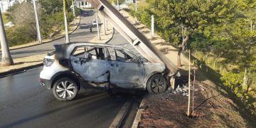 Maio Amarelo:  Concessionária alerta para a alta de acidentes envolvendo postes na região 