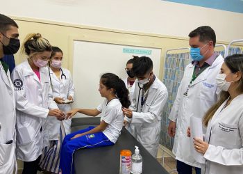 Parceria entre USF e Prefeitura promove Programa Saúde Escolar