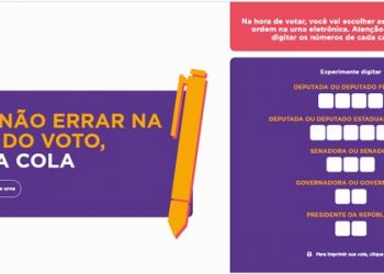 Confira a ordem de votação na urna eletrônica
