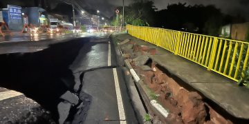 Chuvas: Avenida dos Imigrantes, no Lavapés, é interditada