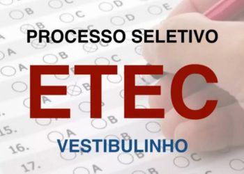 Provas do vestibulinho da Etec serão no próximo dia 18
