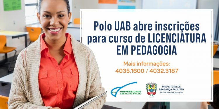 Polo UAB abre inscrições para curso de Licenciatura em Pedagogia
