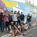 Artistas bragantinos grafitam muro da SABESP na Norte Sul