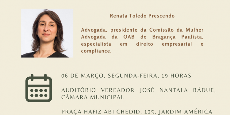 Escola do Parlamento e OAB promovem palestra sobre Machismo Estrutural
