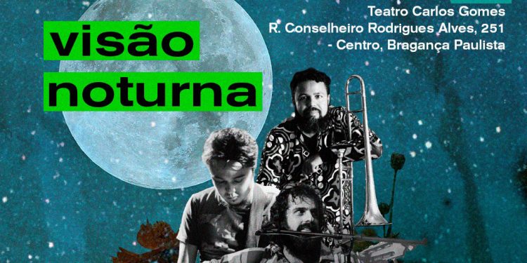 “Visão Noturna Trio ” faz show neste sábado no Teatro Carlos Gomes