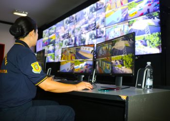 GCM realiza testes em botão de pânico nas escolas e intensifica esquema de segurança