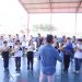 Fanfarra de Escola Estadual Roberto Alegretti ensaia durante as férias para apresentação de 7 de setembro