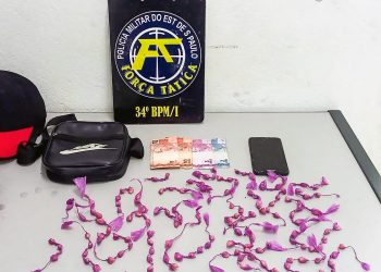 Força Tática prende traficante com “pacotera” de crack na Dr. Freitas