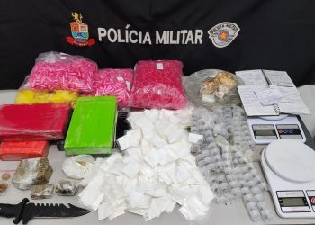 Ação da Polícia Militar tira traficante das ruas e grande quantidade drogas