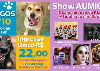 TODOS POR PATAS:  Projeto independente realiza o “Show dos AUmigos” em prol dos animais