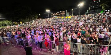 Réveillon no Taboão reuniu centenas de pessoas