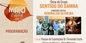 Feira Noturna terá show do grupo Sentido do Samba