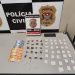Preso com 53 porções de drogas no Toró