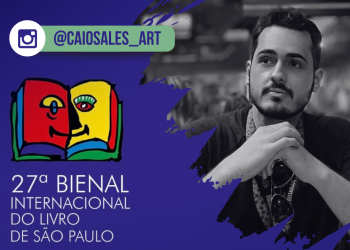 Caio Sales participará da Bienal Internacional do Livro de São Paulo