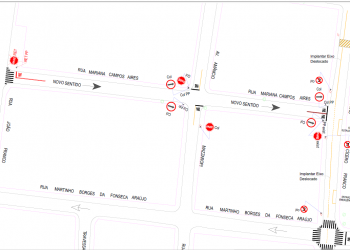 Rua que dá acesso à UPA Vila Davi tem mão de direção alterada