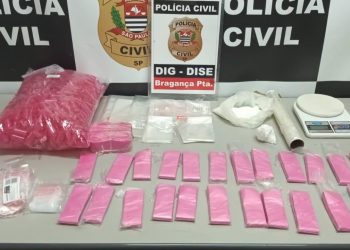 DISE cumpre mandado, apreende 40 gramas de cocaína prende um por tráfico no CDHU