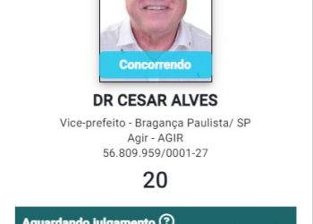 Dr. Cesar também renuncia candidatura a vice-prefeito
