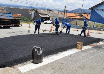 Faixa elevada no Jd. São Miguel