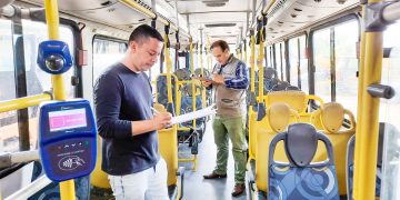 Prefeitura realiza vistorias em ônibus do transporte público municipal da empresa JTP