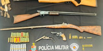 Preso com quatro armas de “herança familiar” no Menin