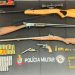 Preso com quatro armas de “herança familiar” no Menin