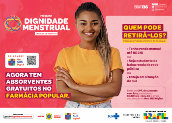 Programa Dignidade Menstrual é válido em 25 farmácias de Bragança Paulista
