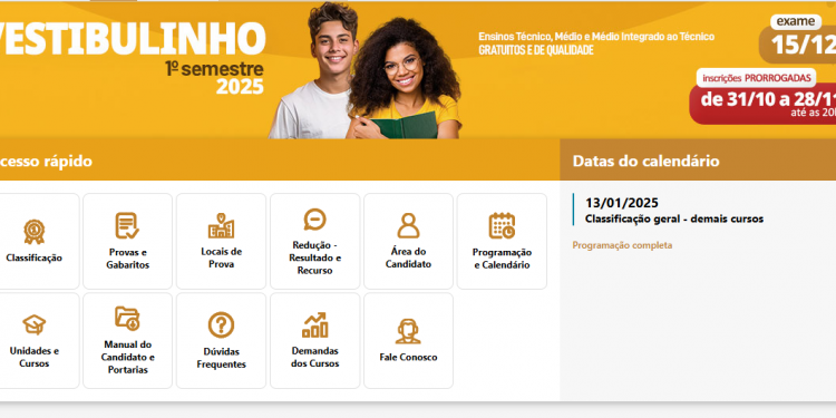 Vestibulinho das Etecs faz segunda chamada para matrículas